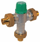 Zurn 1/2 in FNPT Inlet Type Mixing Valve, Low-Lead Bronze, 0.5 to 10 gpm - 12-ZW1070XLCPVC