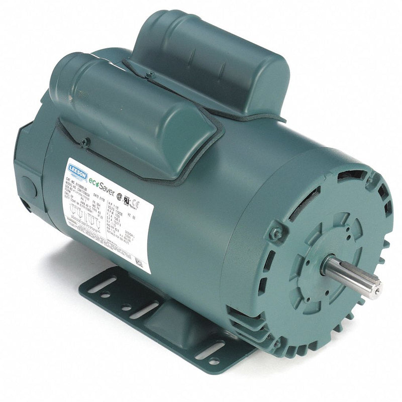 Leeson 1 1/2 HP, General Purpose Motor, Capacitor-Start/Run, 1725 Nameplate RPM, 115/230 Voltage - E110005.00