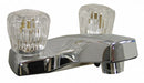 Dominion Chrome, Low Arc, Bathroom Sink Faucet, Manual Faucet Activation, 1.20 gpm - 77-1005
