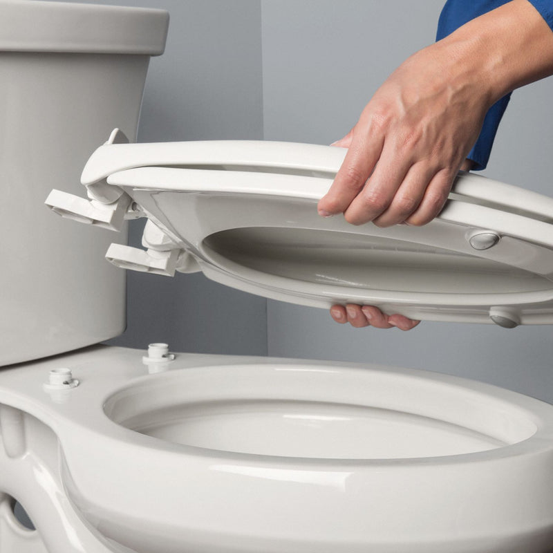 Bemis Elongated, Standard Toilet Seat Type, Closed Front Type, Includes Cover Yes, White - 1500EC 000