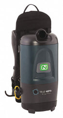Nobles Backpack Vacuum, Corded, 111 cfm, HEPA Vacuum Filtration Type, 13 lb, 1 1/2 gal - 9013477