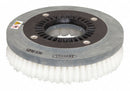 Nobles 12" Round Cleaning, Scrubbing Rotary Brush for 24" Machine Size, White - 1210136