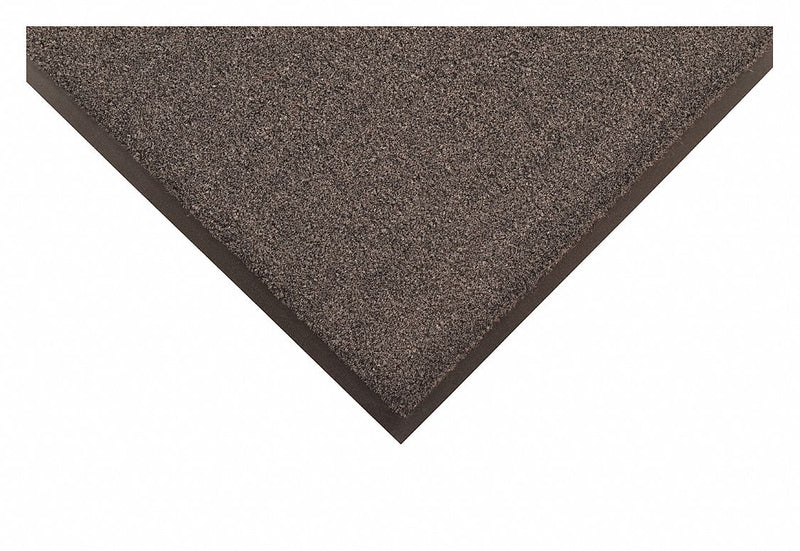 Condor Indoor Entrance Mat, 8 ft L, 6 ft W, 1/4 in Thick, Rectangle, Charcoal - 24N144