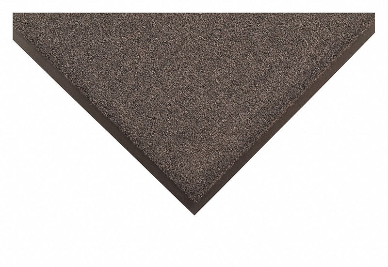 Condor Indoor Entrance Runner, 8 ft L, 3 ft W, 1/4 in Thick, Rectangle, Charcoal - 24N133
