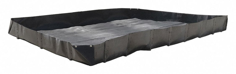 Condor Spill Containment Berm, 119 gal Spill Capacity, 4 ft Length, 4 ft Width, 12 in Height - BD-44-AL-L-C