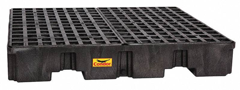 Condor 45YZ95 - Drum Spill Containment Pallet Black