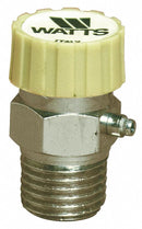 Watts 125 psi Automatic Vent For Hot Water, Brass, 1/8 in Inlet - HAV- 1/8