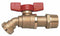 Top Brand 3/4" Brass Boiler Drain Valve, MNPT x MGHT - BD-QT- 3/4