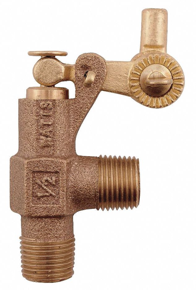 Watts Pipe-Mount Float Valve with Threaded Outlet, 1/4 in -20 Rod Thread, Bronze - ST500