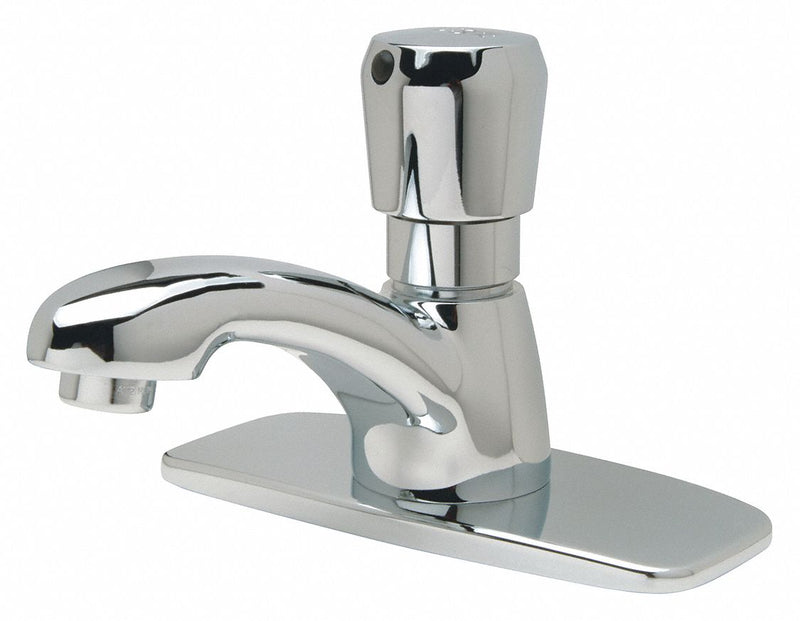 Zurn Chrome, Low Arc, Bathroom Sink Faucet, Manual Faucet Activation, 1.00 gpm - Z86100-XL-CP4