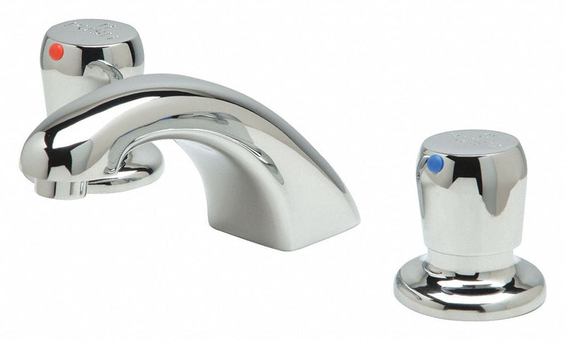 Zurn Chrome, Low Arc, Bathroom Sink Faucet, Manual Faucet Activation, 1.00 gpm - Z867R0-XL