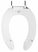 Bemis Elongated, Standard Toilet Seat Type, Open Front Type, Includes Cover No, White - 1055SSC 000