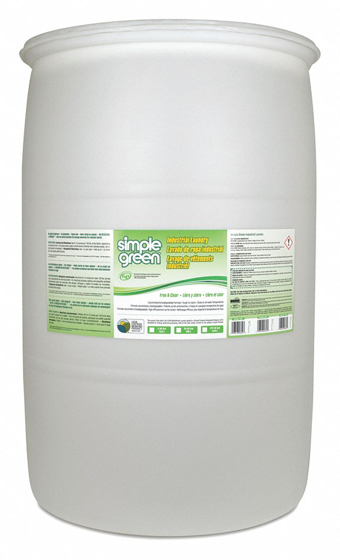 Simple Green Laundry Detergent, Cleaner Form Liquid, Cleaner Container Type Drum - 1580100103055
