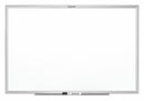 Quartet Gloss-Finish Steel Dry Erase Board, Wall Mounted, 36"H x 48"W, White - SM534