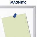 Quartet Gloss-Finish Steel Dry Erase Board, Wall Mounted, 36"H x 48"W, White - SM534