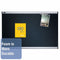 Quartet Push-Pin Bulletin Board, Foam, 48"H x 72"W, Black - B347A