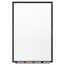 Quartet Gloss-Finish Melamine Dry Erase Board, Wall Mounted, 48"H x 96"W, White - S538B