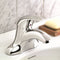 American Standard Chrome, Low Arc, Bathroom Sink Faucet, Manual Faucet Activation, 1.20 gpm - 7385004.002