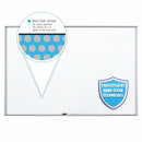 Quartet Gloss-Finish Steel Dry Erase Board, Wall Mounted, 36"H x 48"W, White - NA4836F