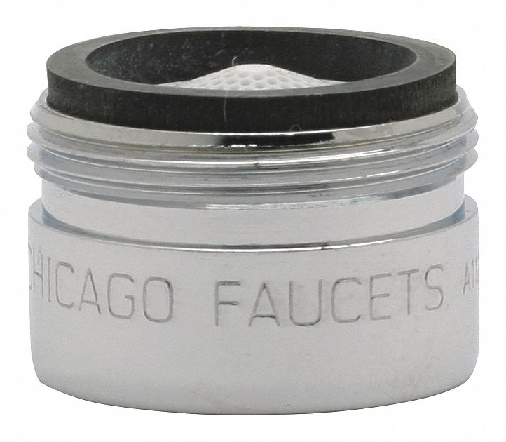 Chicago Faucets Laminar Outlet, Fits Brand Chicago Faucets, Chrome, Brass - E70JKABCP