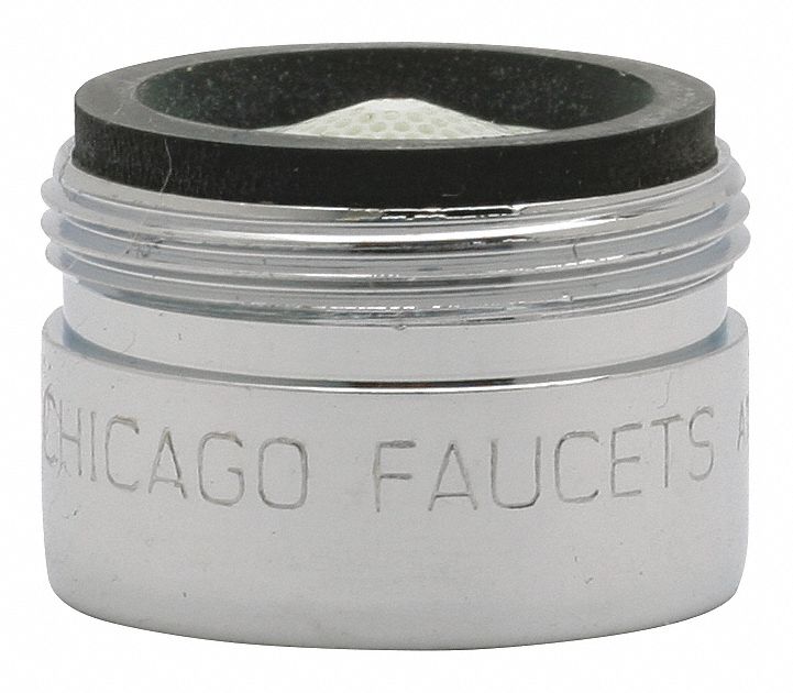 Chicago Faucets Laminar Outlet, Fits Brand Chicago Faucets, Chrome, Brass - E74JKABCP