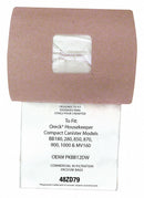 Tough Guy Vacuum Bag, Paper, 2-Ply, Standard Bag Filtration Type, For Vacuum Type Canister Vacuum - 48ZD79