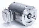 Leeson 1/3 HP Washdown Motor,3-Phase,1740 Nameplate RPM,230/460 Voltage,Frame 56C - 191202