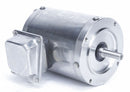 Leeson 3/4 HP Washdown Motor,3-Phase,1740 Nameplate RPM,230/460 Voltage,Frame 56C - 191208