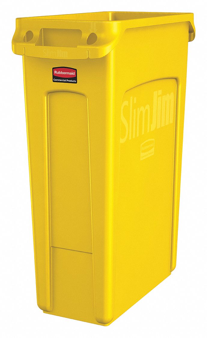 Rubbermaid 1956188 - J6251 Utility Container 23 gal Plastic Yellow