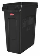 Rubbermaid 1955959 - J6250 Utility Container 16 gal Plastic Black