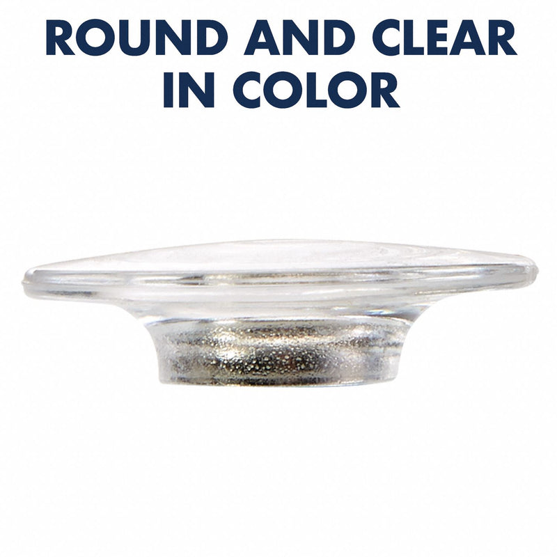 Quartet Glass Board Magnets, PK 6 - 85391