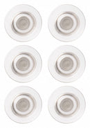 Quartet Glass Board Magnets, PK 6 - 85391