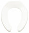 American Standard Elongated, Standard Toilet Seat Type, Open Front Type, Includes Cover No, White - 5901100.02