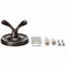 Taymor Overall Height 2 23/32 in, Overall Depth 2 1/2 in, Oil Rubbed Bronze, Bathroom Hook - 04-BRN7902