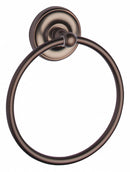 Taymor 7-1/8"H x 2-1/16"D Oil Rubbed Bronze Towel Ring, Maxwell Collection - 04-BRN7904