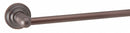 Taymor 24"L Oil Rubbed Bronze Zinc Alloy Towel Bar, Brentwood Collection - 04-BRN6224