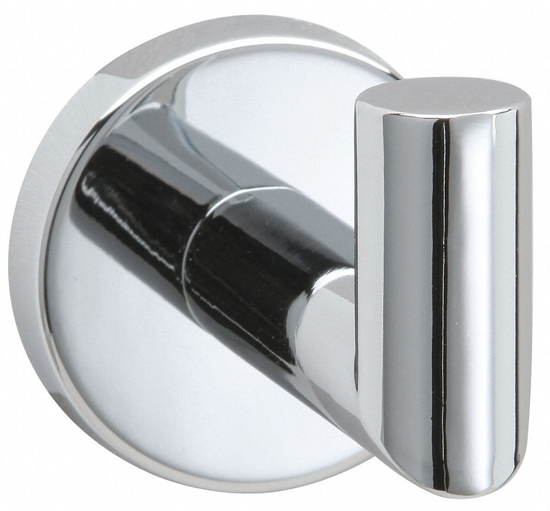 Taymor Overall Height 2 in, Overall Depth 2 7/8 in, Polished Chrome, Bathroom Hook - 329176