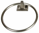 Taymor 7"H x 1-5/8D Satin Nickel Towel Ring, Sunglow Collection - 01-9404SN