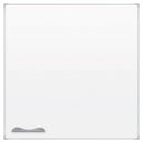 MooreCo Gloss-Finish Porcelain Dry Erase Board, Wall Mounted, 48 inH x 48 inW, White - 2029D