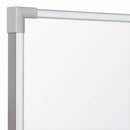 MooreCo Gloss-Finish Porcelain Dry Erase Board, Wall Mounted, 60 inH x 96 inW, White - 2029J
