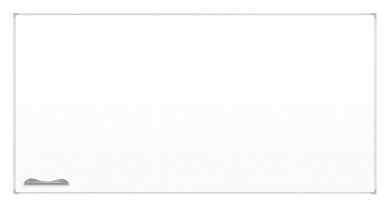 MooreCo Gloss-Finish Porcelain Dry Erase Board, Wall Mounted, 60 inH x 144 inW, White - 2029N