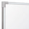MooreCo Gloss-Finish Porcelain Dry Erase Board, Wall Mounted, 48 inH x 192 inW, White - 2029P