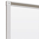 MooreCo Gloss-Finish Plastic Dry Erase Board, Wall Mounted, 48 inH x 48 inW, White - 212AD