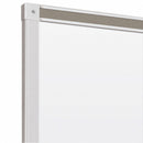 MooreCo Gloss-Finish Steel Dry Erase Board, Wall Mounted, 48"H x 72"W, White - 219AG