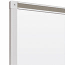 MooreCo Gloss-Finish Melamine Dry Erase Board, Wall Mounted, 48"H x 96"W, White - 2H1AH