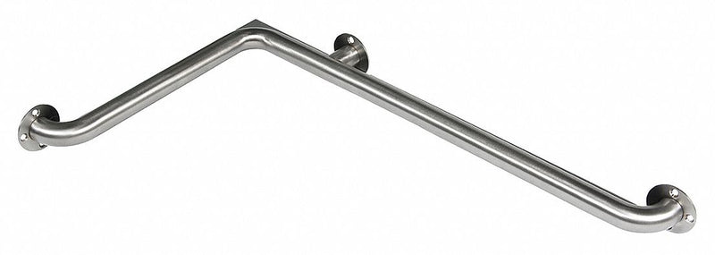 Bestcare Length 32 in, Ligature Resistant, Stainless Steel, Grab Bar, Silver - WH1109-3-R
