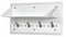 Bestcare Width (In.) 20 in, Height (In.) 11 1/2 in, Enviro-Glaze, Stainless Steel, Bookshelf, White - WH1824-SLPT