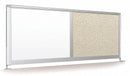 MooreCo Privacy Divider, 66" W x 1" D, Vinyl/Steel - 90177