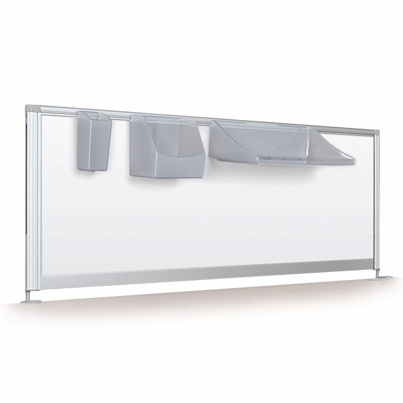 MooreCo Privacy Divider, 48" W x 17" H, Steel - 90164