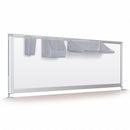 MooreCo Privacy Divider, 32" W x 17" H, Steel - 90168